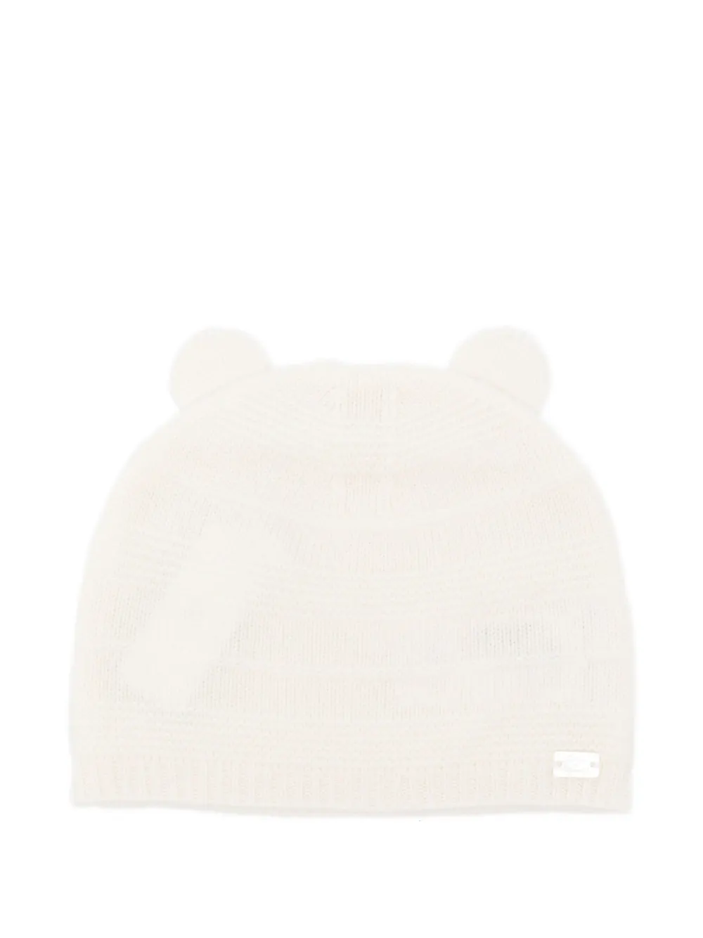 Tartine Et Chocolat Ear-embellished Beanie In White
