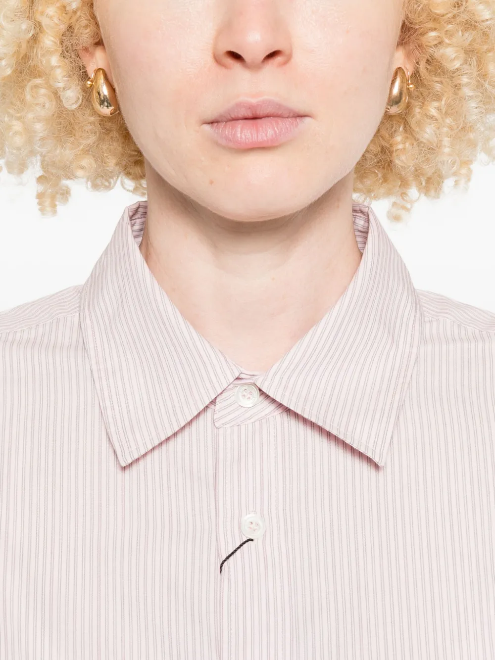 Dunst Striped Long-sleeve Shirt In Pink