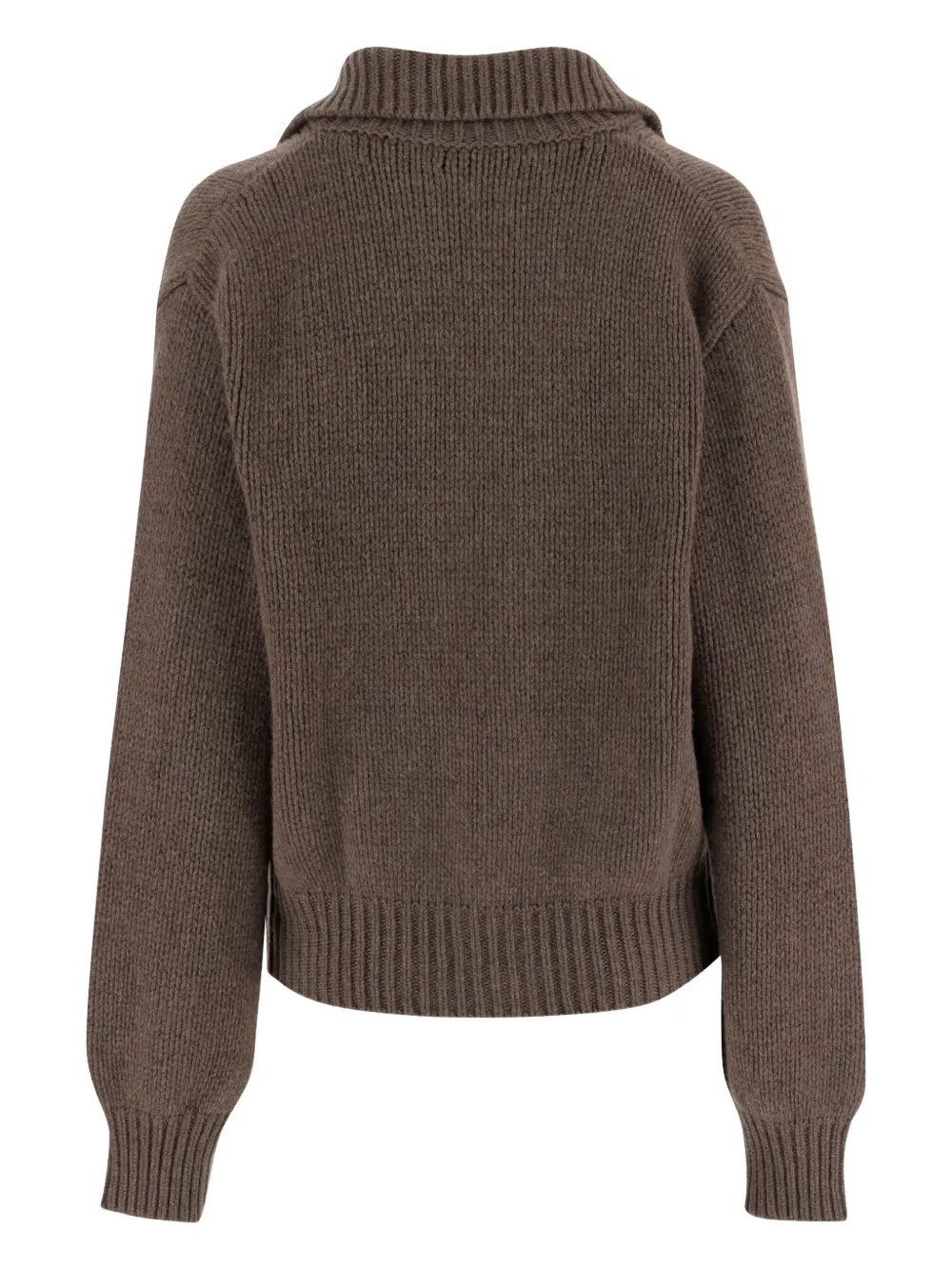 Magda Butrym Cashmere Cardigan In Brown