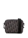Christian Dior Pre-Owned 2019 Oblique Canvas Zipped Pouch with Strap crossbody bag - Black