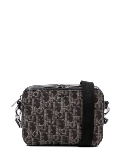 Christian Dior Pre-Owned 2019 Oblique Canvas Zipped Pouch with Strap crossbody bag