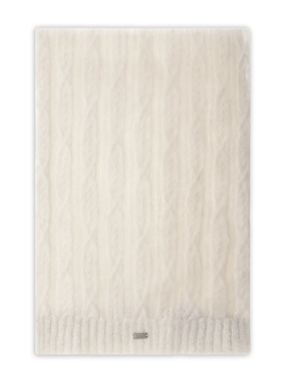 Herno cable-knit scarf | White | Image 1