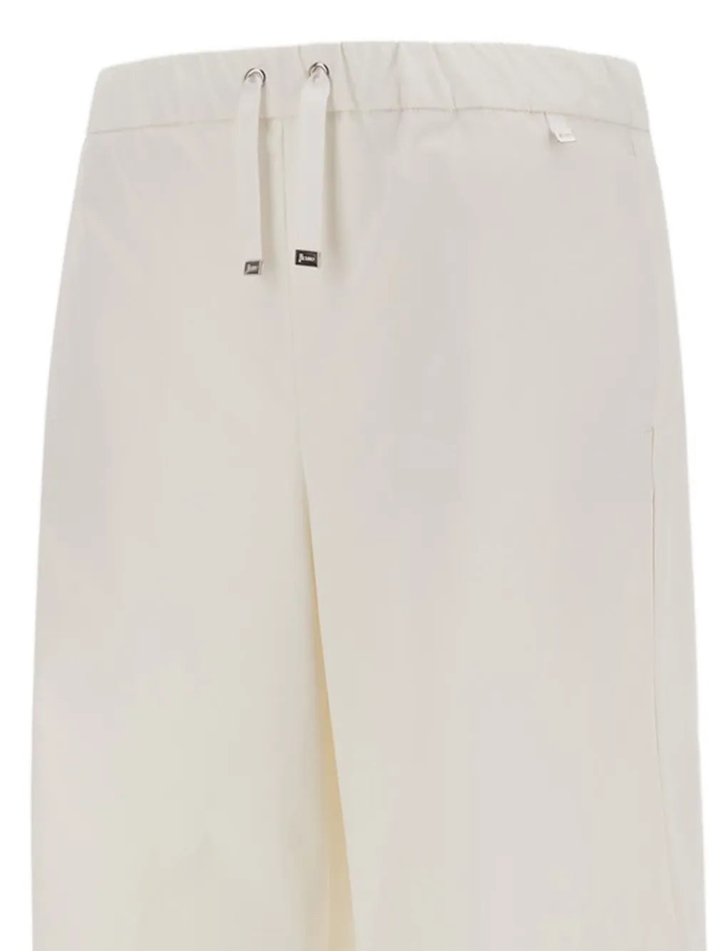 Herno Broek met trekkoordtaille Wit