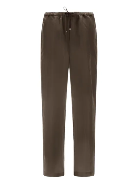 Herno drawstring-fastening trousers