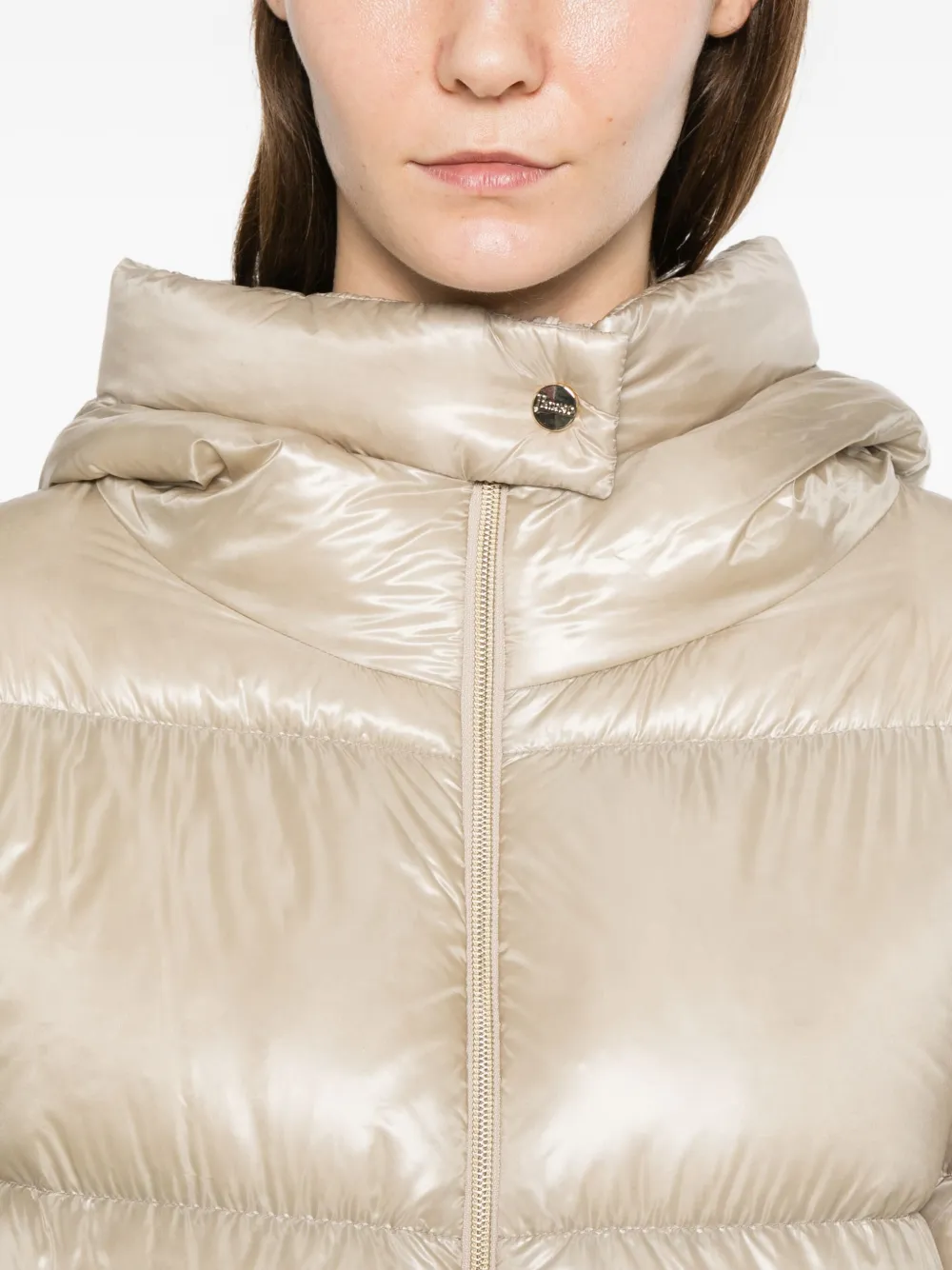 Herno Ultralichte nylon jas Beige