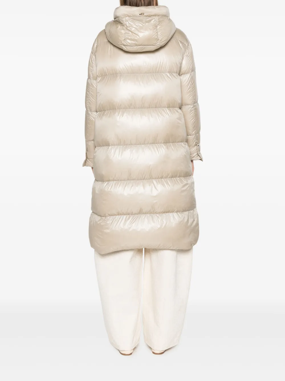Herno Ultralichte nylon jas Beige