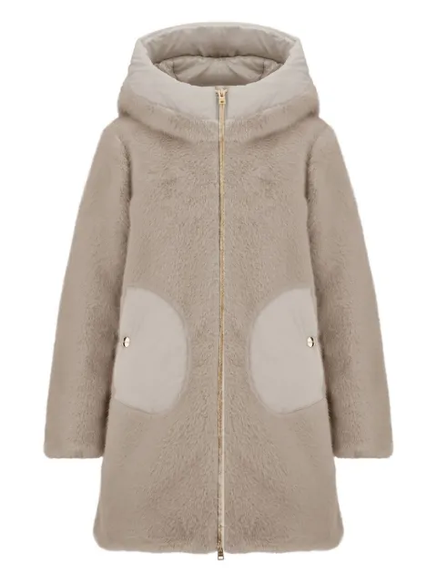 Herno Kids faux-fur hooded coat