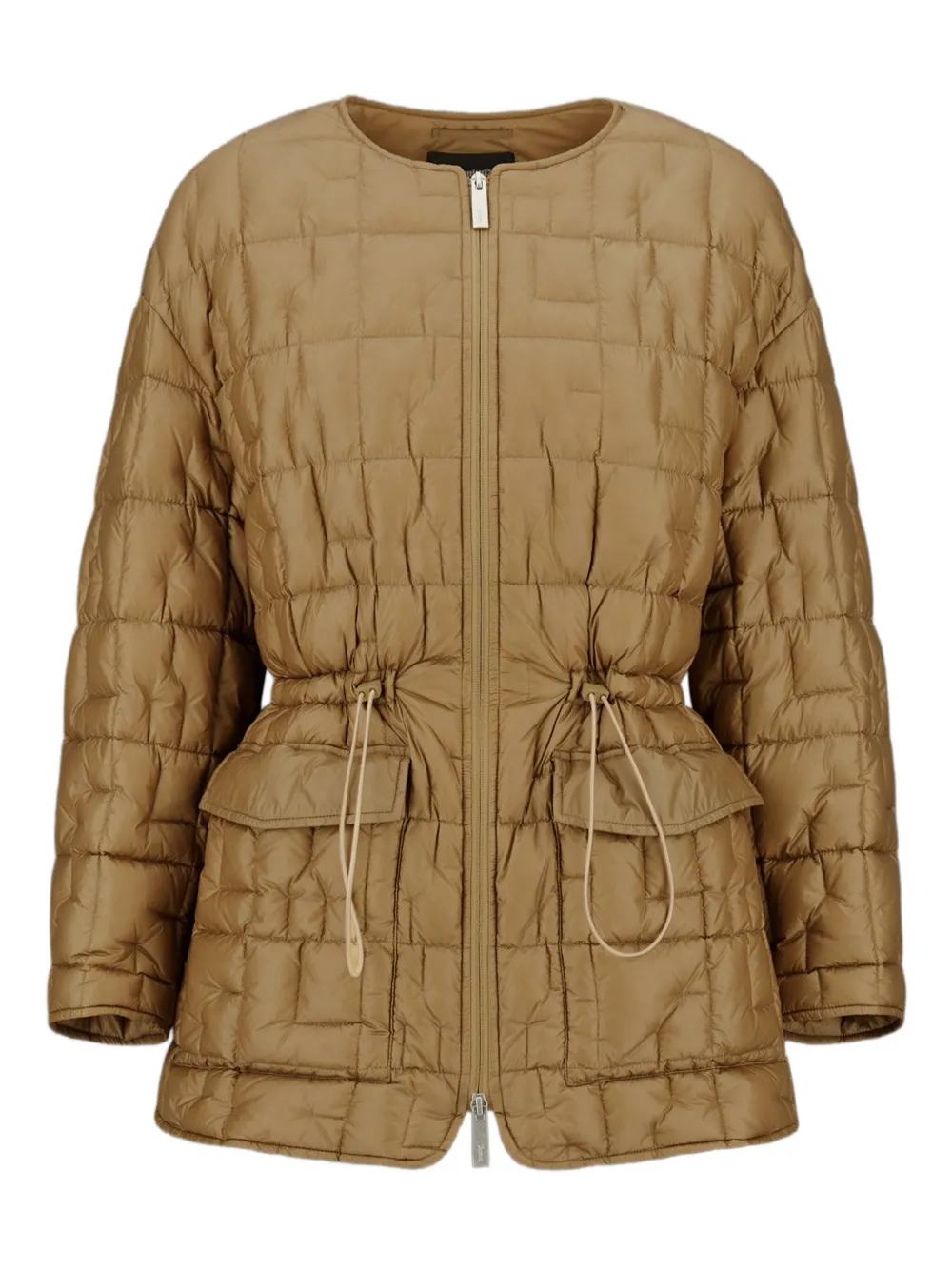 Herno Giacca trapuntata con coulisse - Marrone