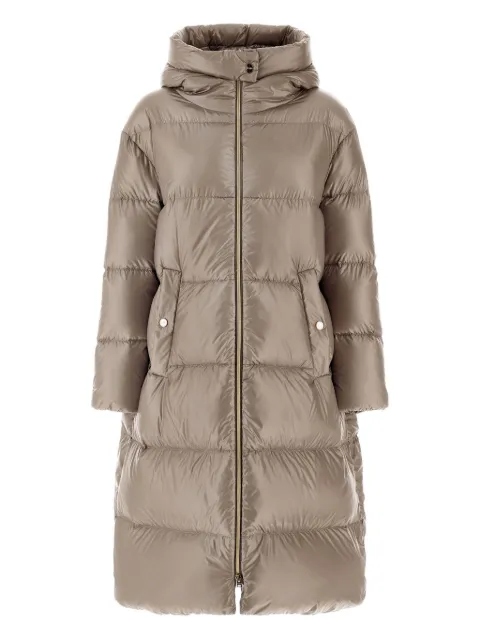 Herno hooded quilted coat