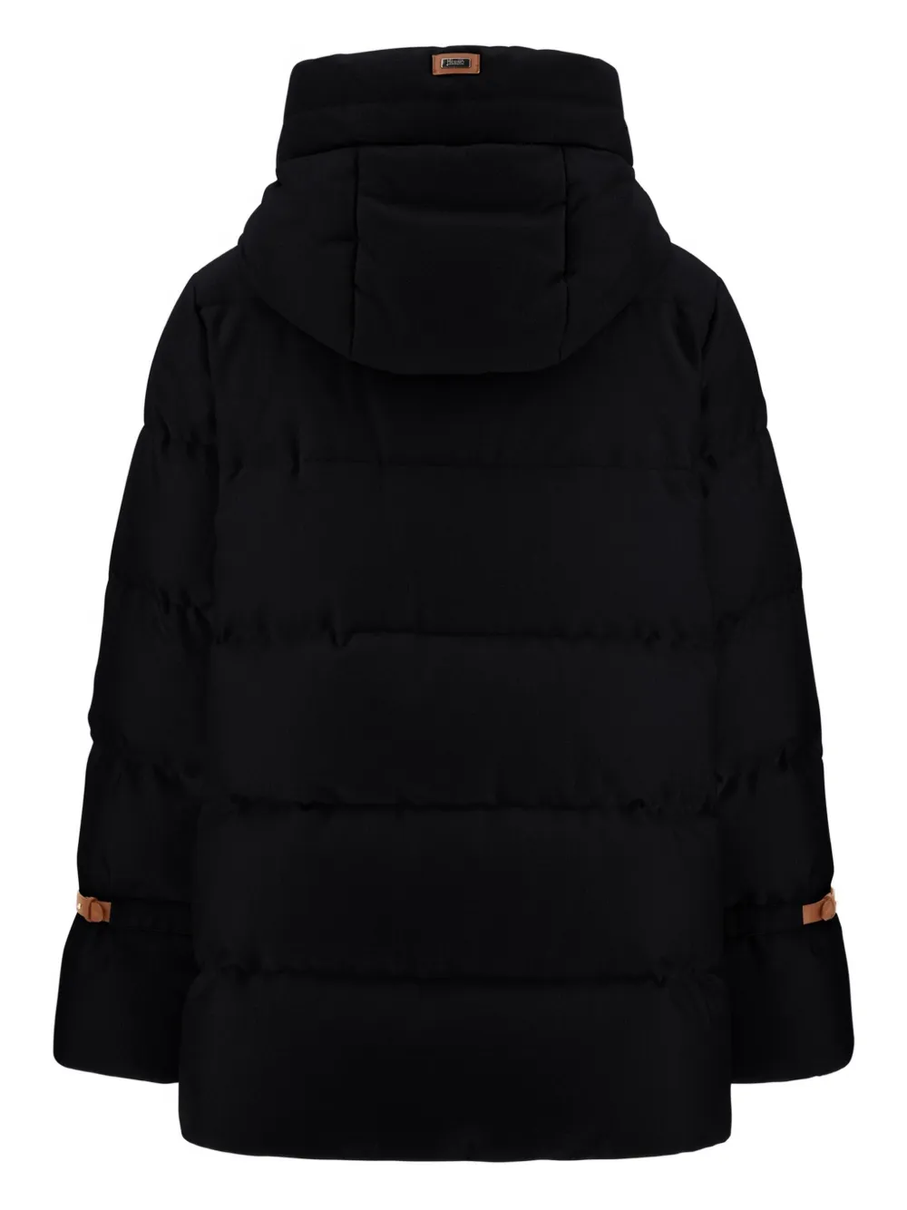 Herno Jacket In Bi-stretch Lurex Wool In Black