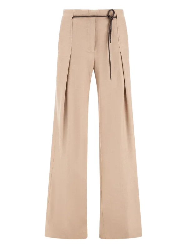 Herno Belted Trousers in Brown