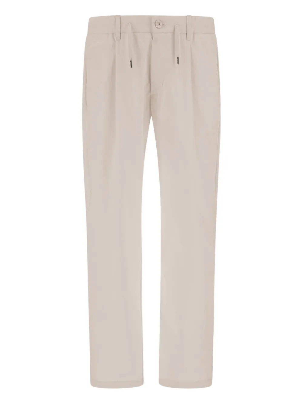 Herno Pleat-detailing Trousers In Neutral