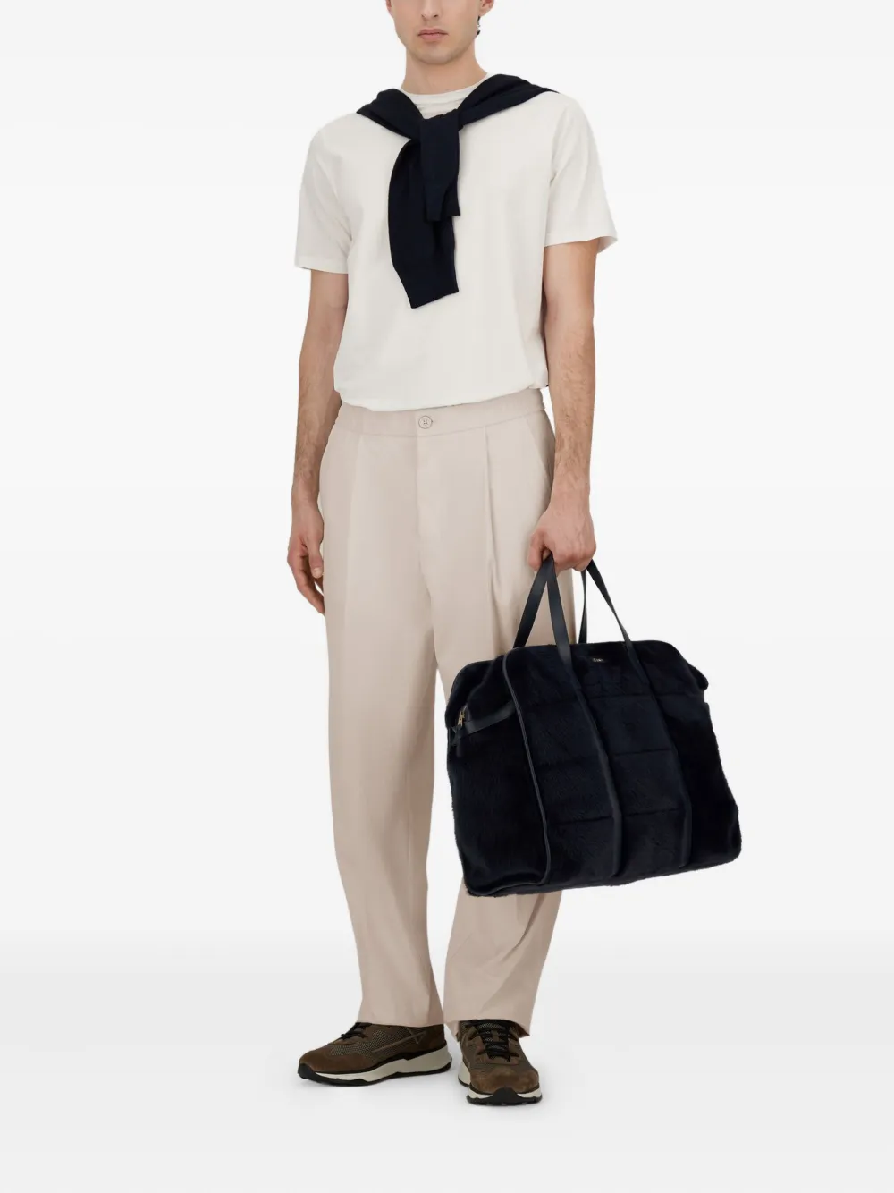 Herno pleat-detailing trousers | Regular-Fit & Straight Leg Pants | Image 2