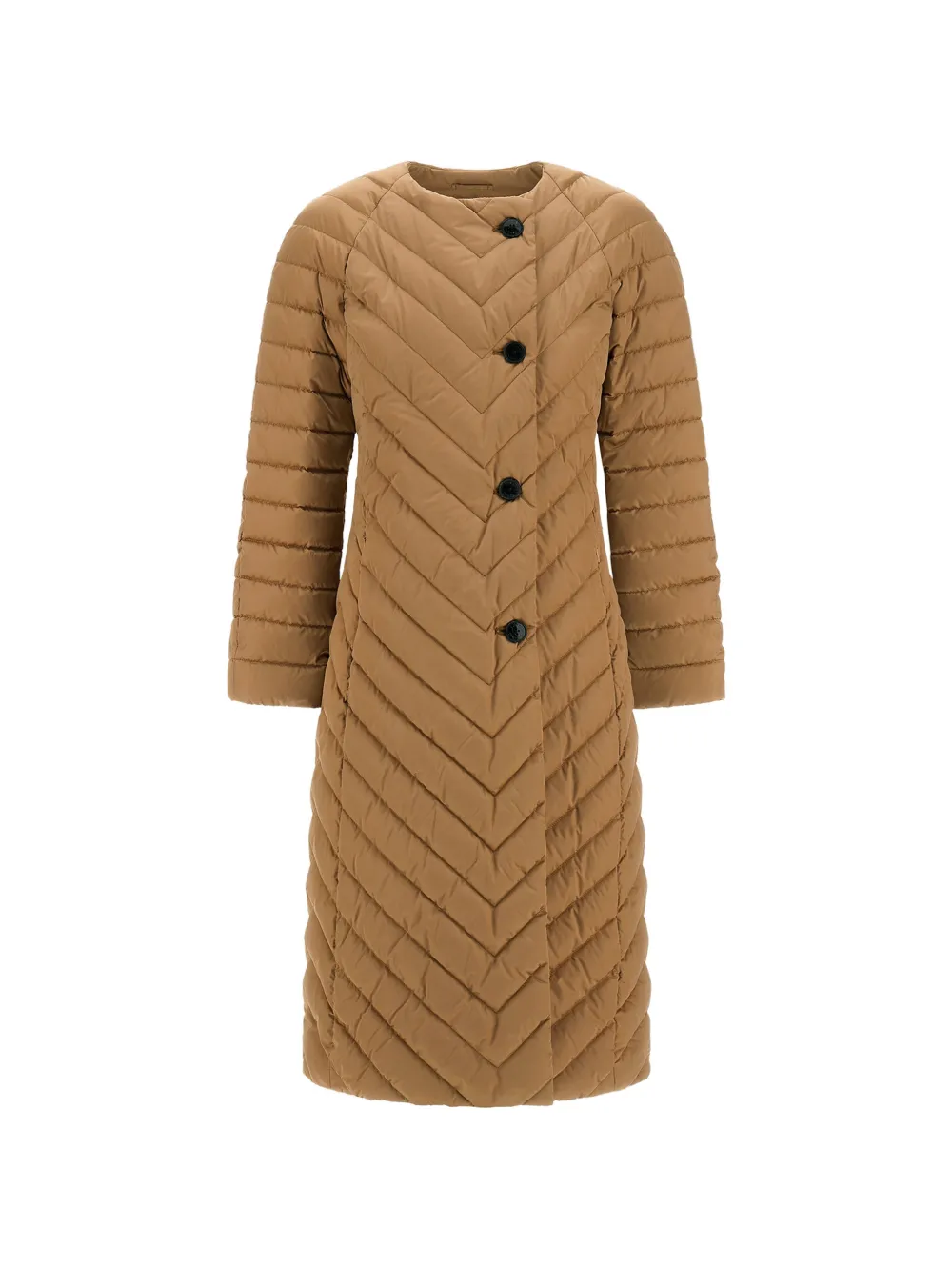 Herno chevron-quilted padded jacket - Toni neutri