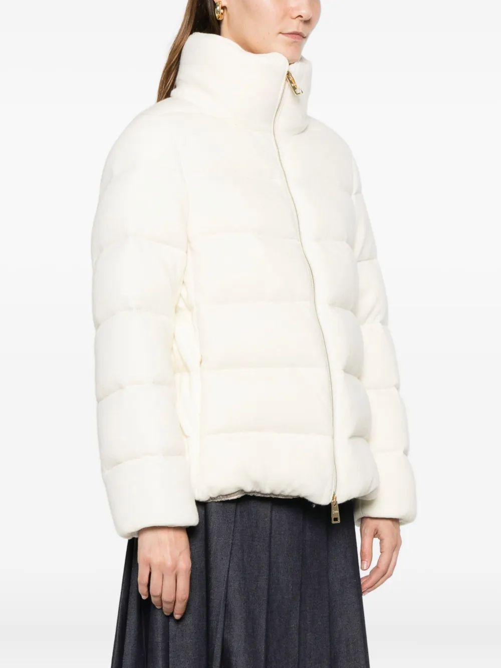 Herno Gewatteerd jack Wit