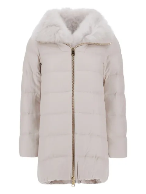 Herno fur-collar jacket