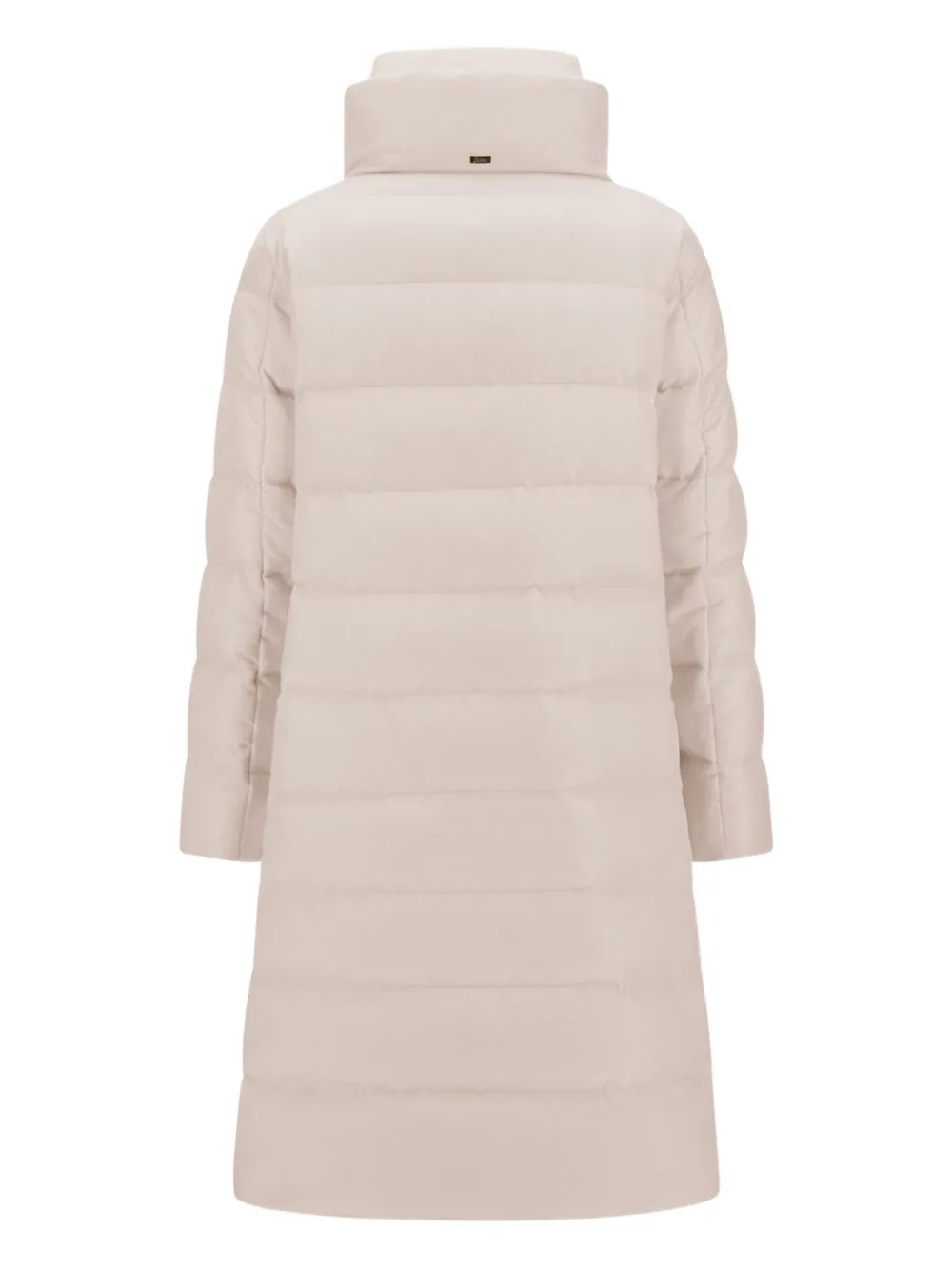 Herno High-neck Quilted Jacket In Neutral