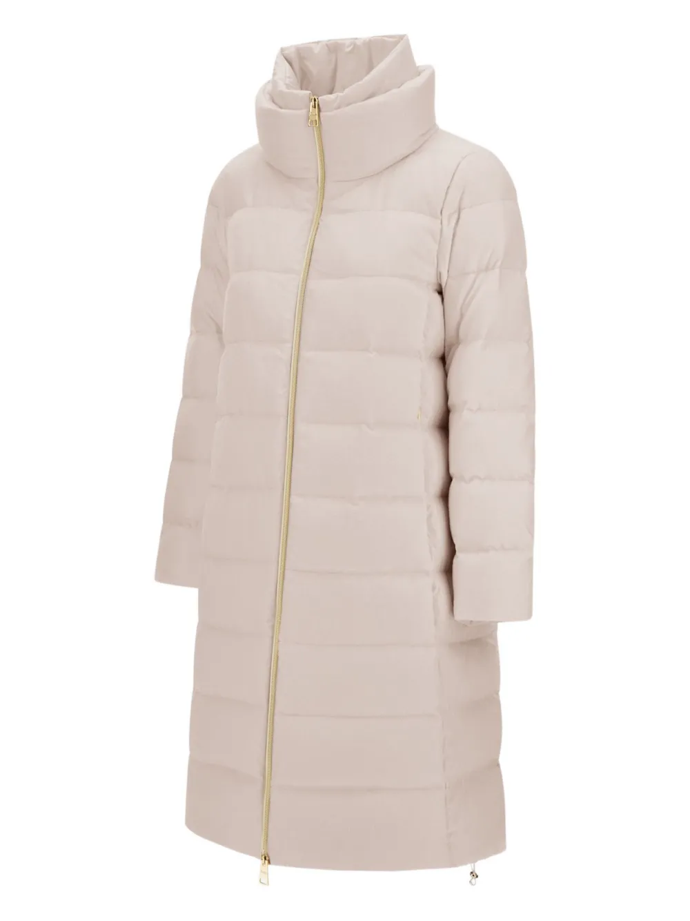 Herno High-neck Quilted Jacket In Neutral