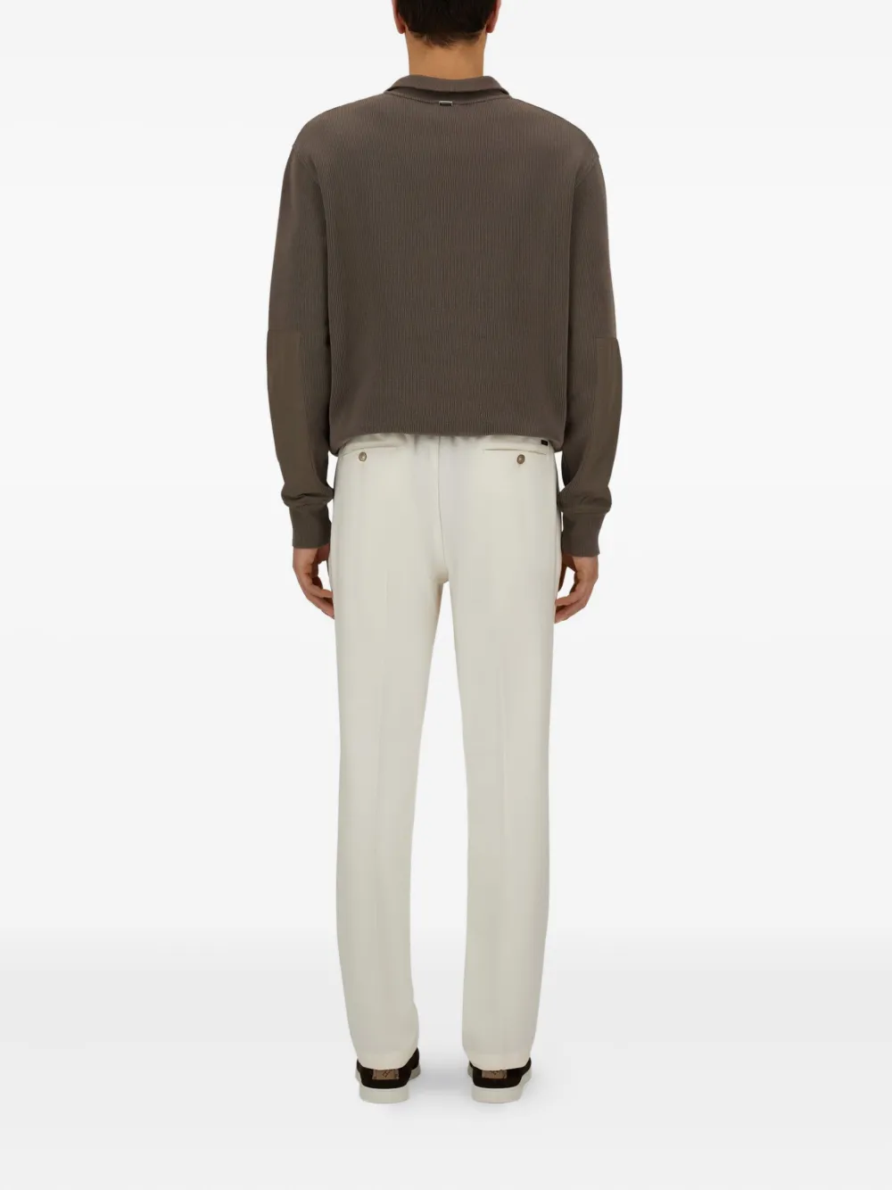 Herno Broek met trekkoord Beige