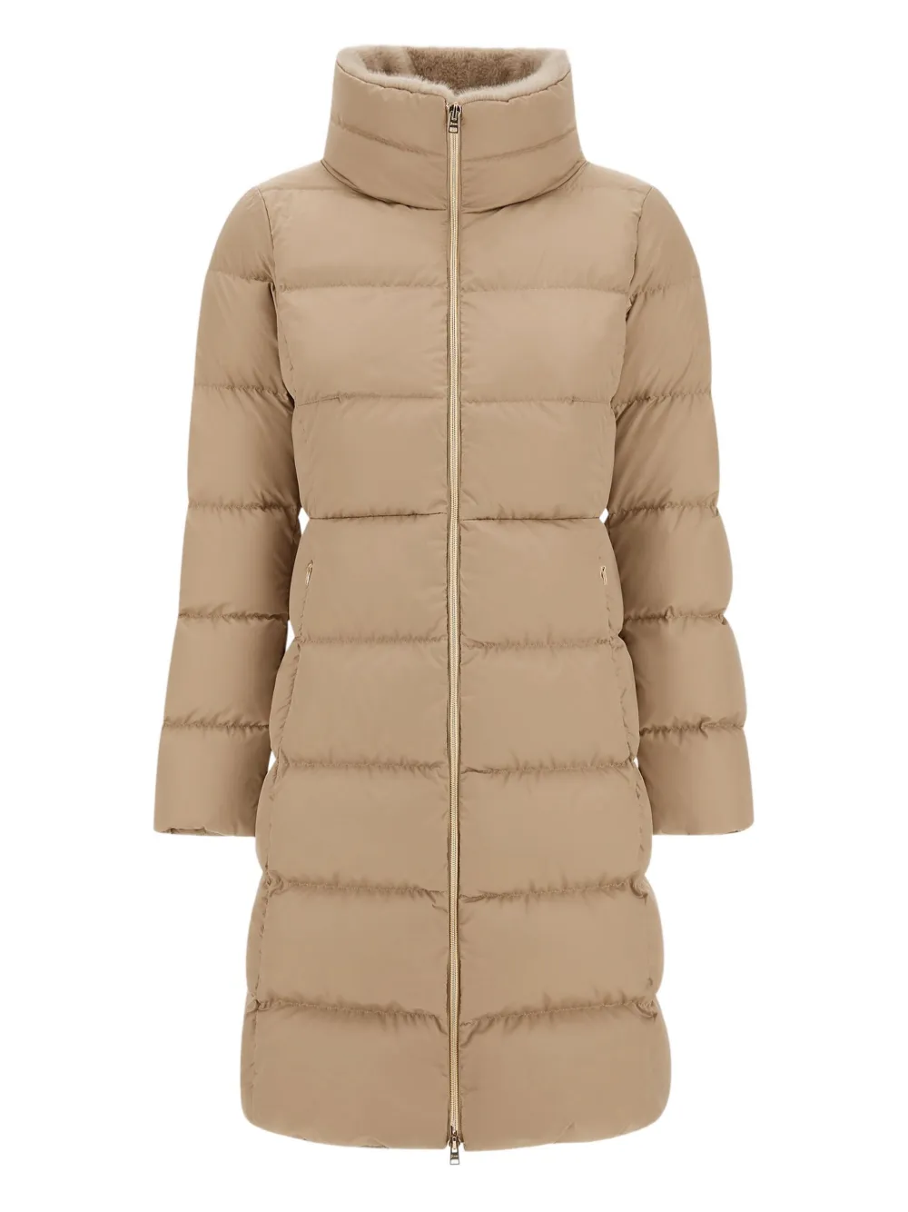 Herno quilted high-neck jacket | Neutrals | Image 1