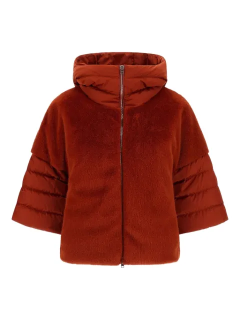 Herno hooded faux-fur jacket