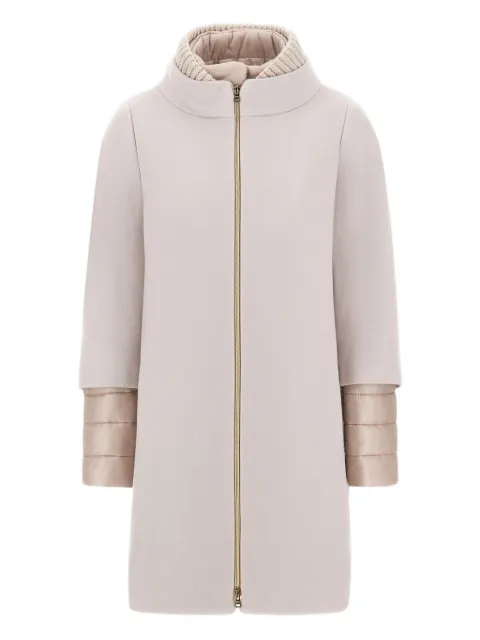 Herno Gefütterte Jacke mit Stehkragen