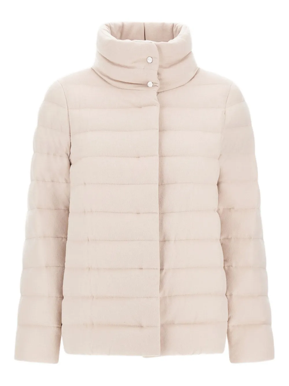 Herno Gesteppte Jacke mit Stehkragen - Nude