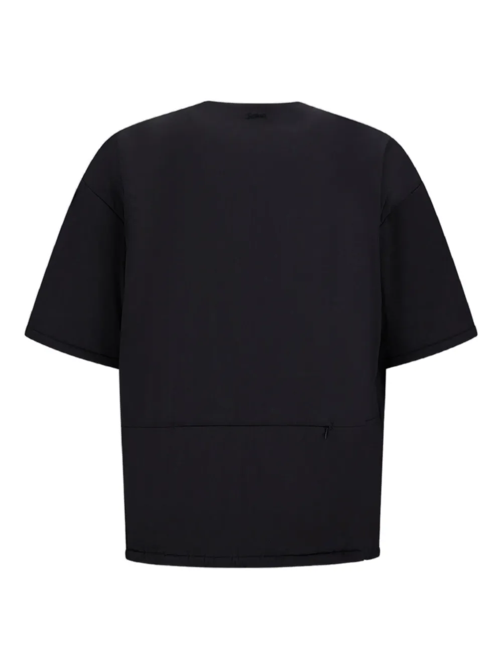 Herno T-shirt met zakdetail Zwart