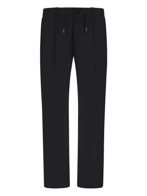 Herno pleated straight-leg trousers