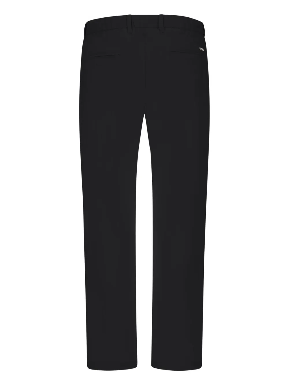 Herno Pleated Straight-leg Trousers In Black