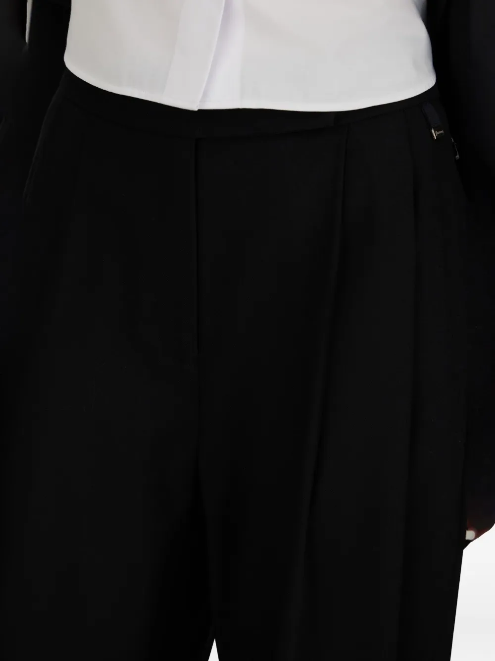 Herno Geplooide broek Zwart