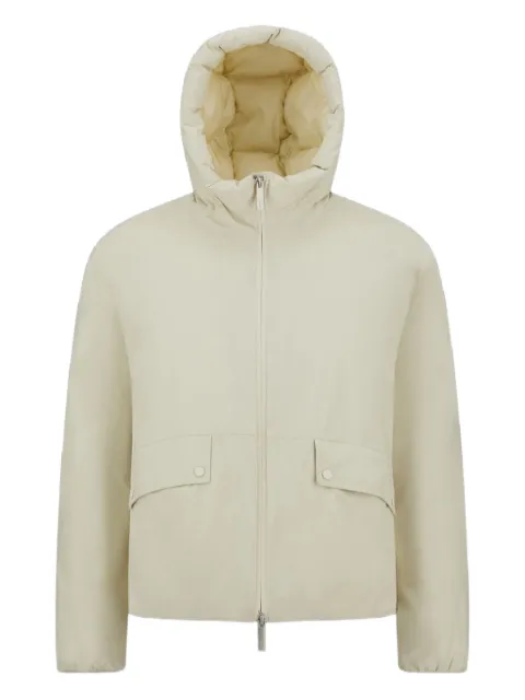 Herno hooded flap-pocket jacket