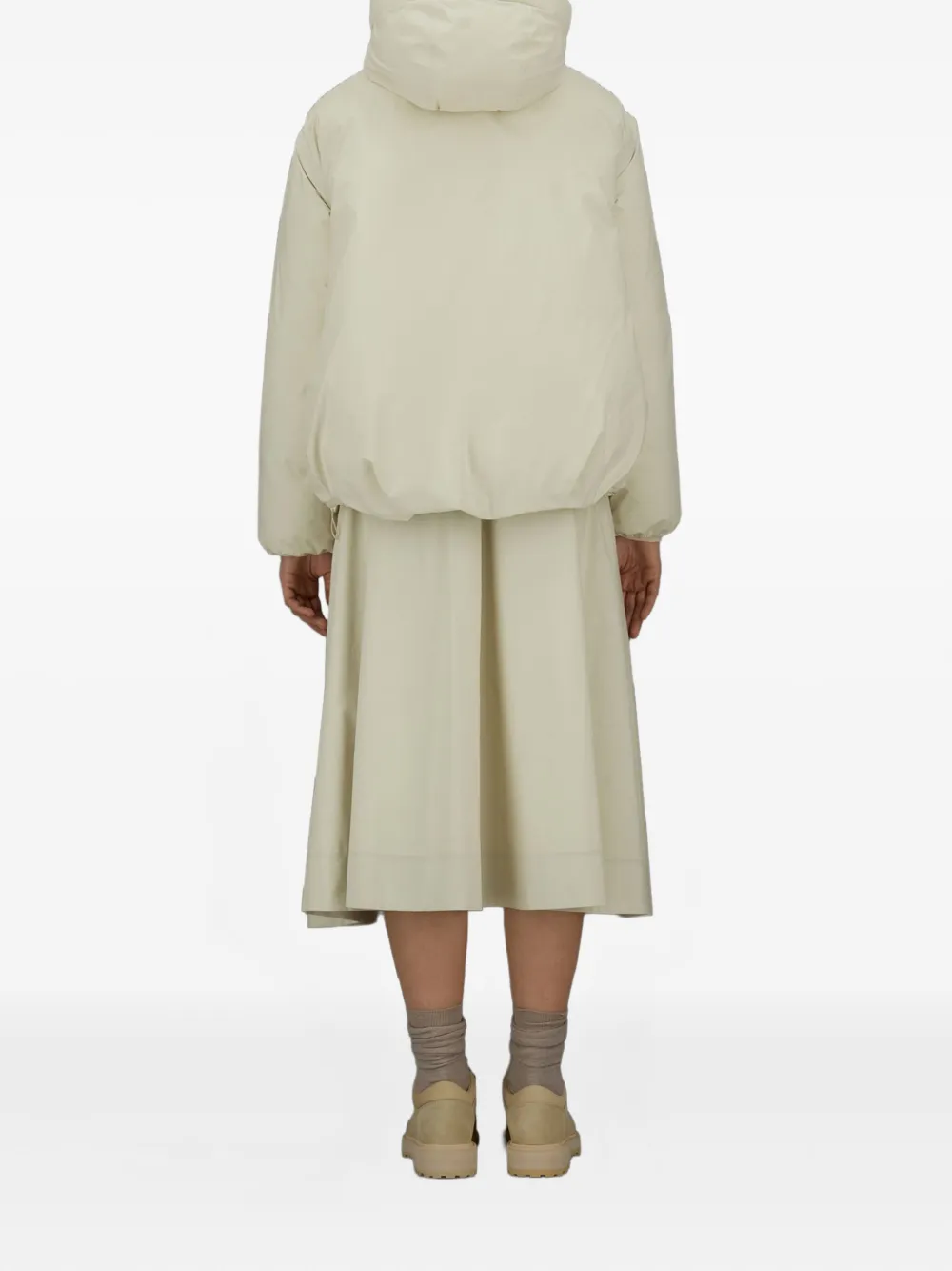 Herno Hooded Flap-pocket Jacket In Neutral