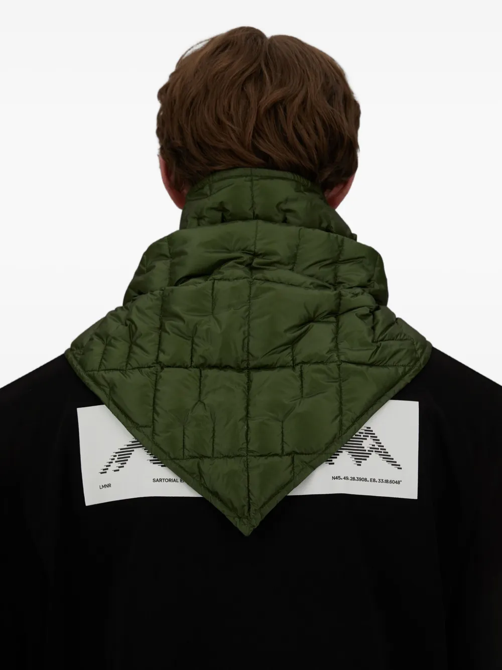 Herno Gewatteerde sjaal Groen