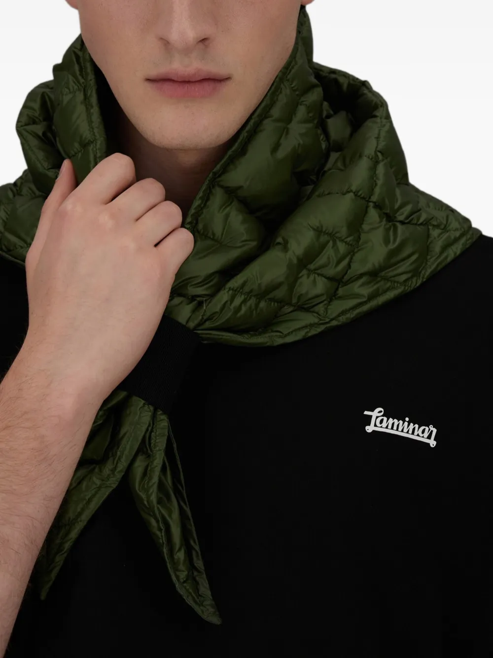 Herno Gewatteerde sjaal Groen