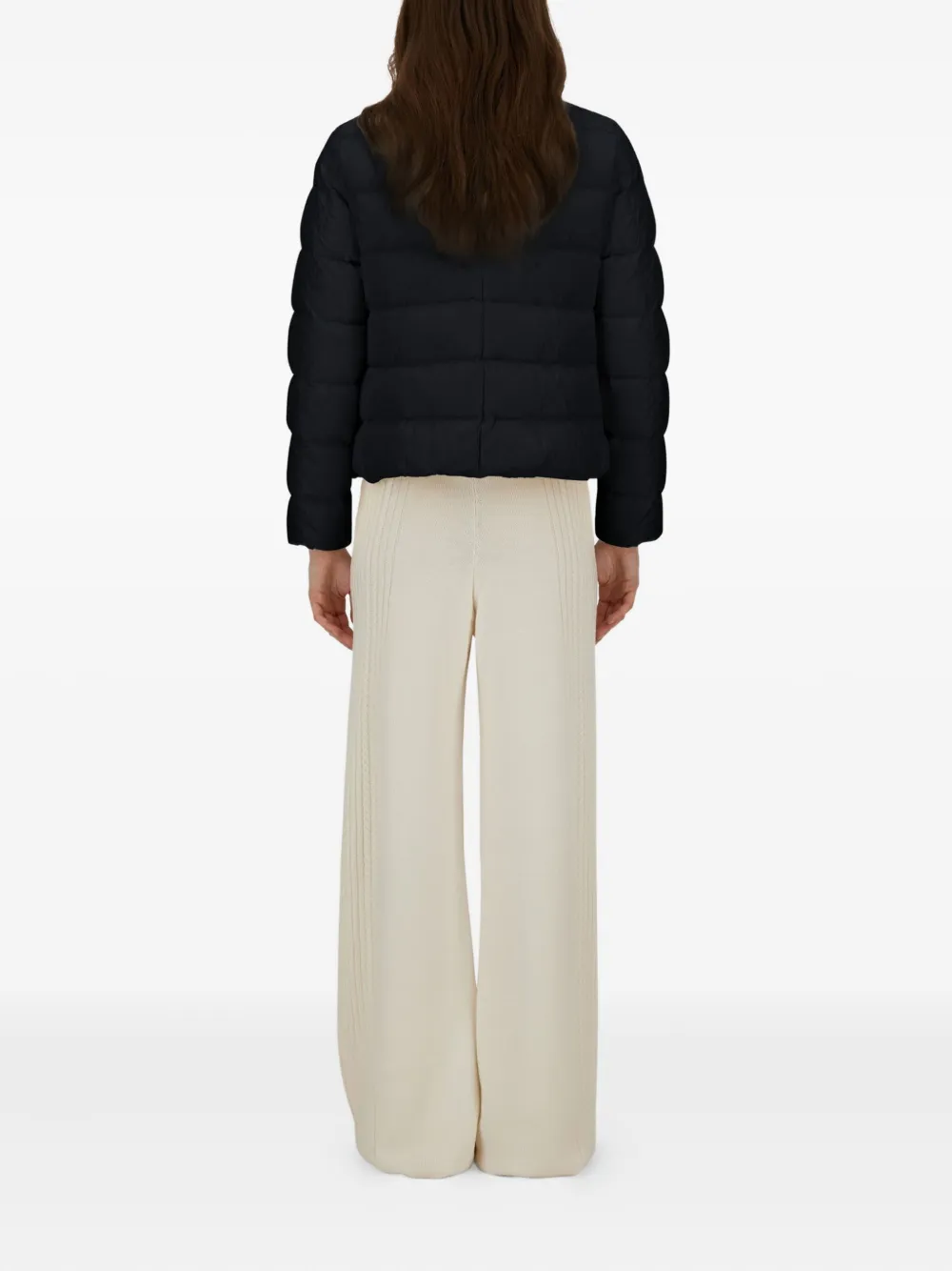 Herno Gewatteerd jack Zwart