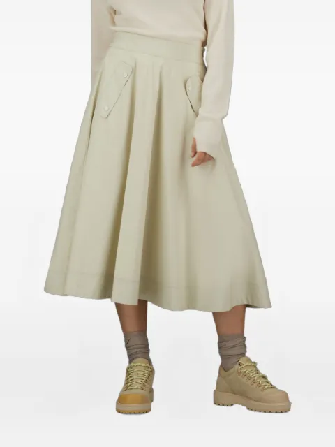 Herno pleated pocket-detail skirt