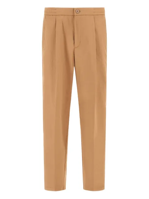 Herno pantalones rectos con pinzas