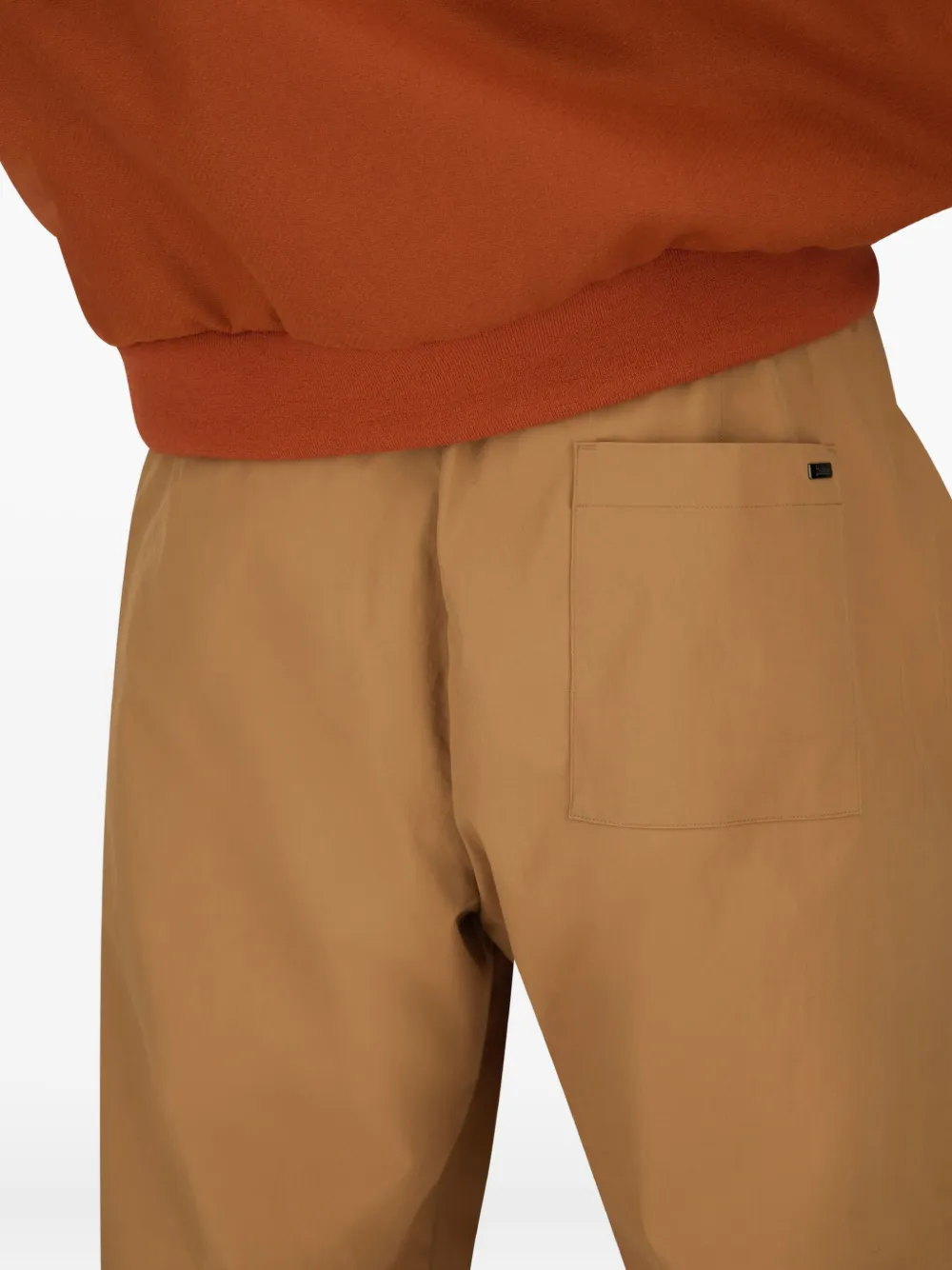 Herno Straight plooibroek Bruin