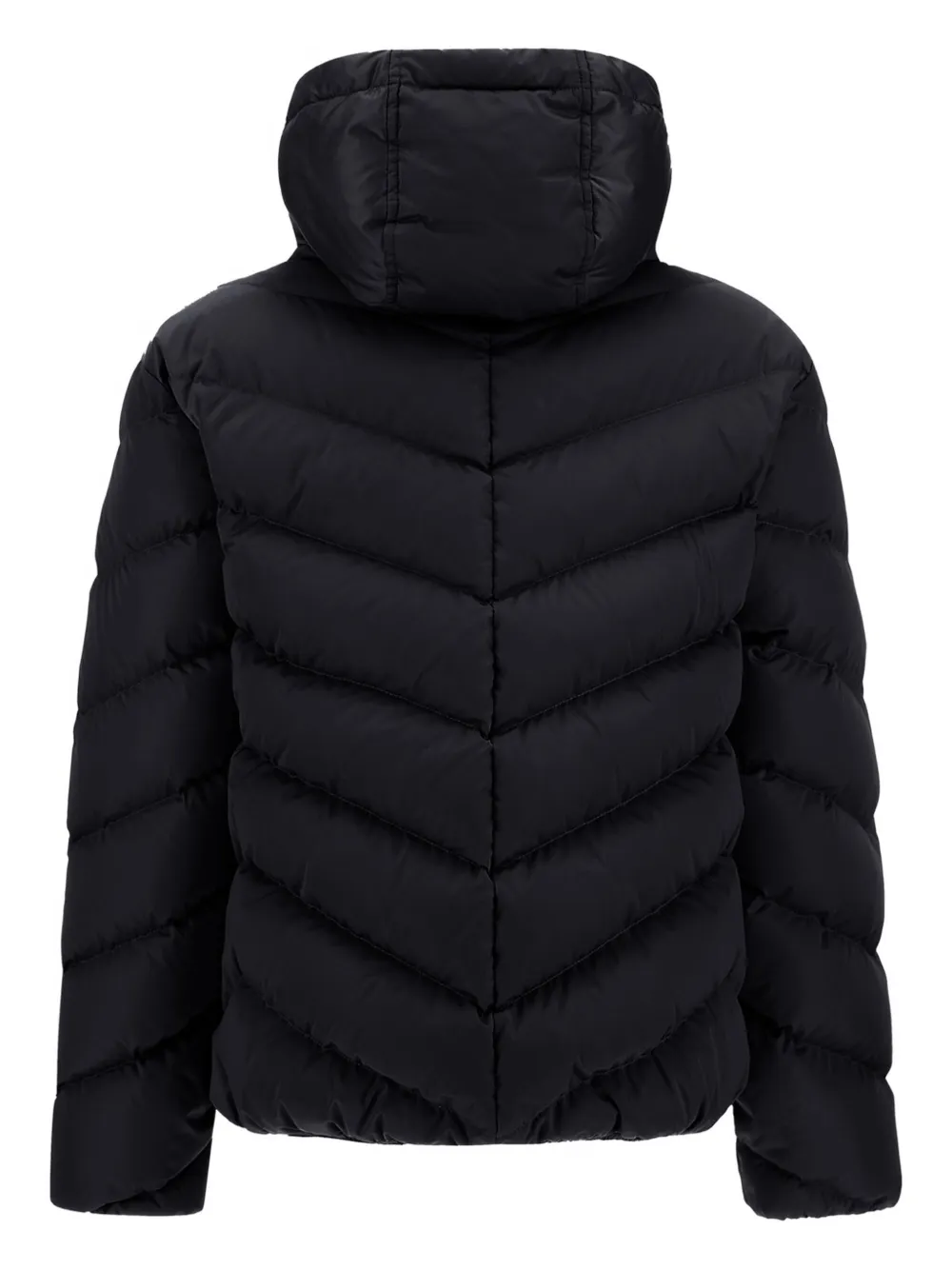 Herno Gevoerd jack met capuchon Zwart