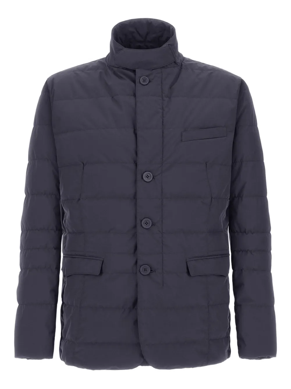 Herno quilted button-fastening jacket | Blue | Image 1