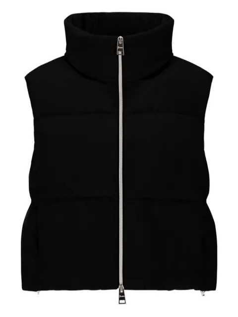 Herno chaleco capitonado con cuello alto