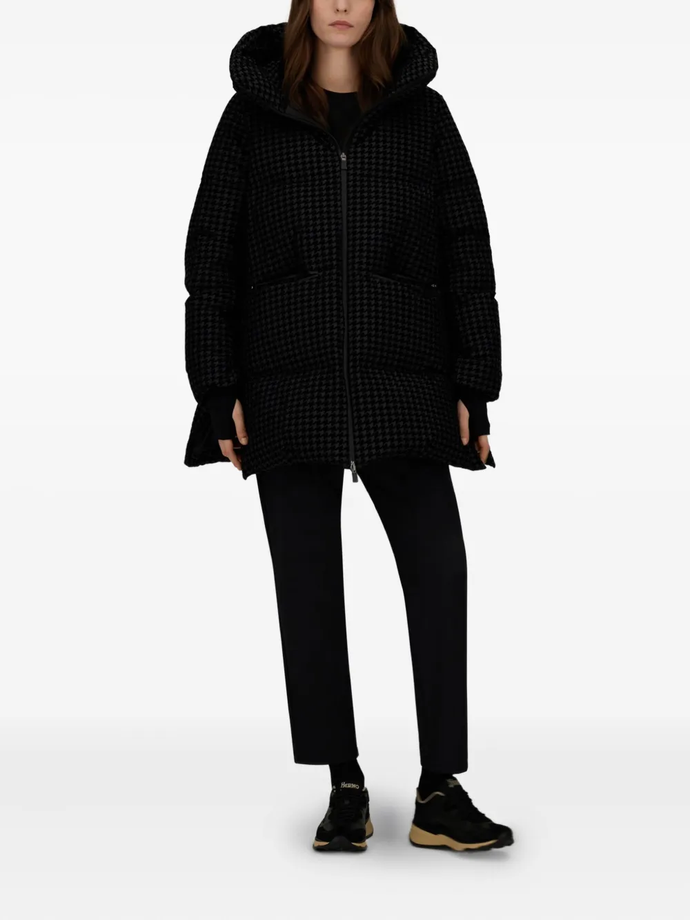 Herno houndstooth quilted jacket | Down Jackets | Image 2