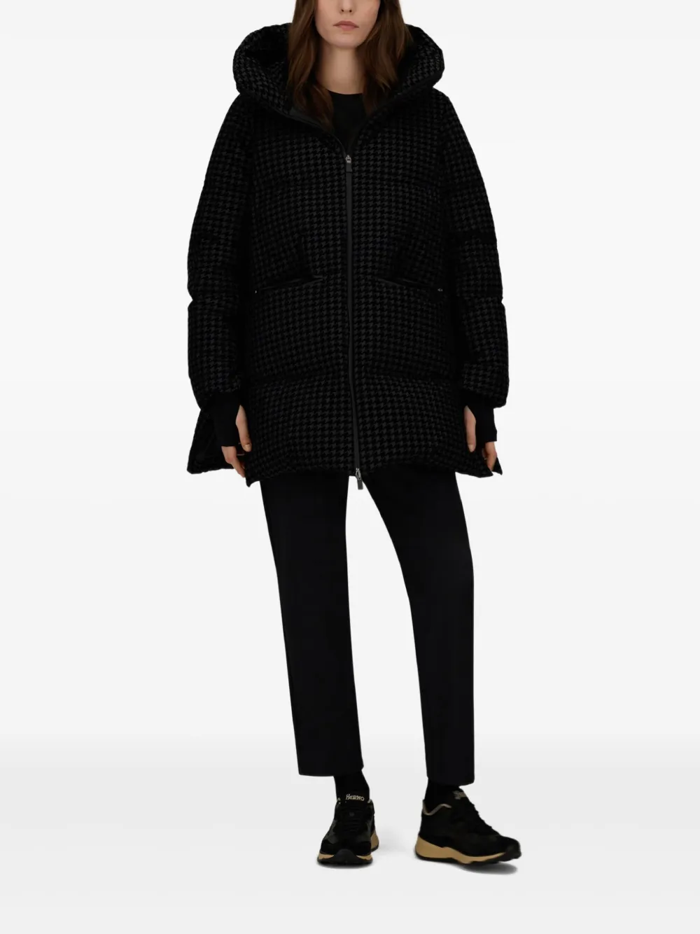 Herno houndstooth quilted jacket | Down Jackets | Image 2
