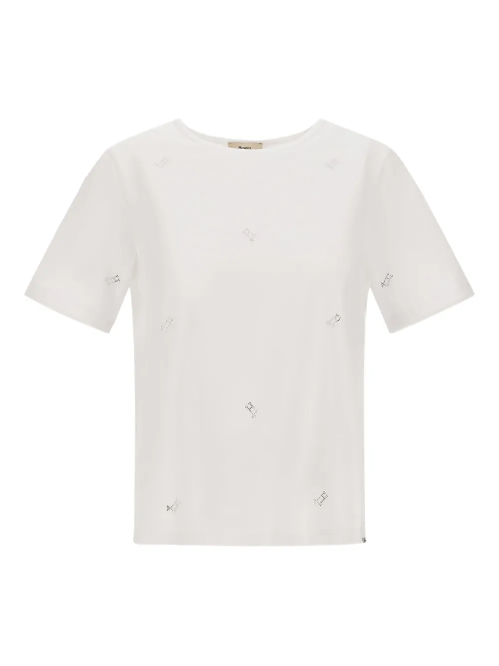 Herno T-shirt con decorazione - Bianco