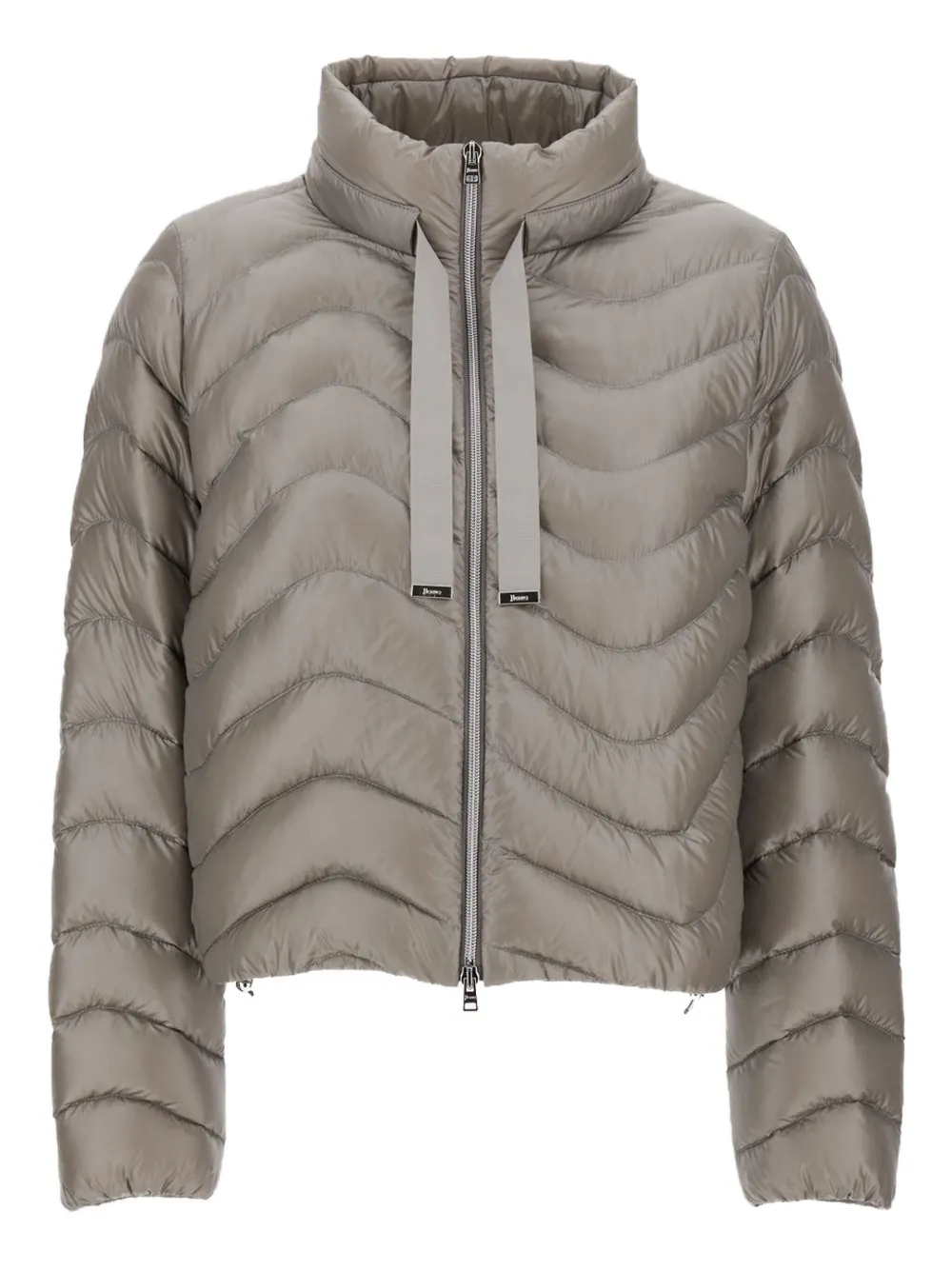 Herno Piumino crop trapuntato - Grigio