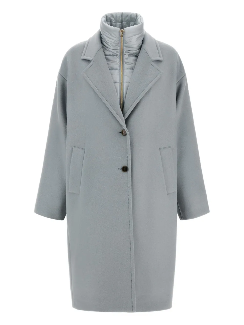 Herno layered coat | Blue | Image 1