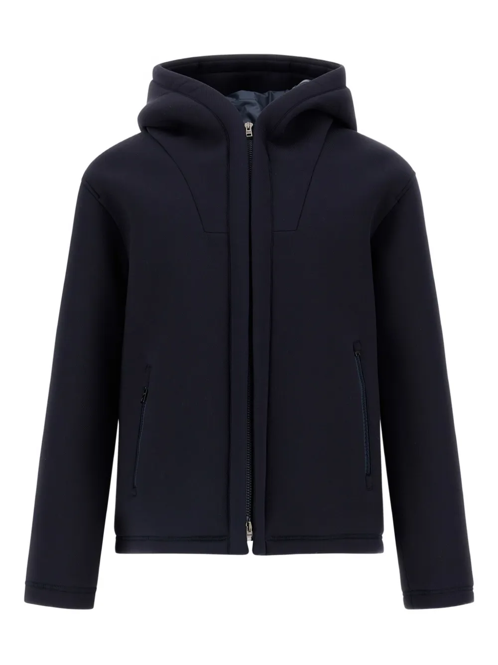 Herno Jacket In 3-layer Scuba In Blue