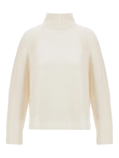 Herno cable-knit high-neck sweater