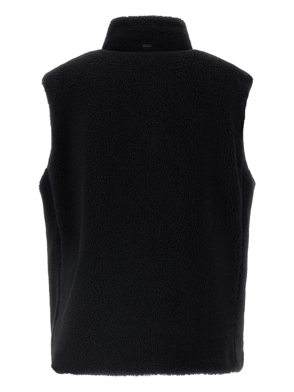 Herno Fleece gilet met rits Zwart